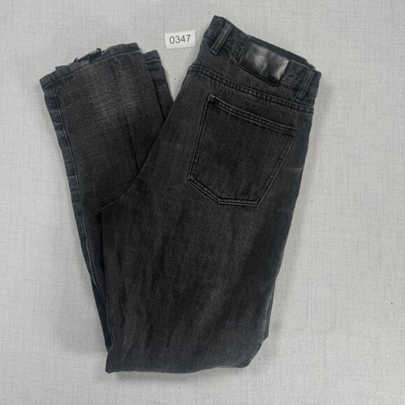 Taylor Stitch Slim Fit Jeans Washed Black Button Fly Medium Rise Denim Size 33 - Picture 2 of 9